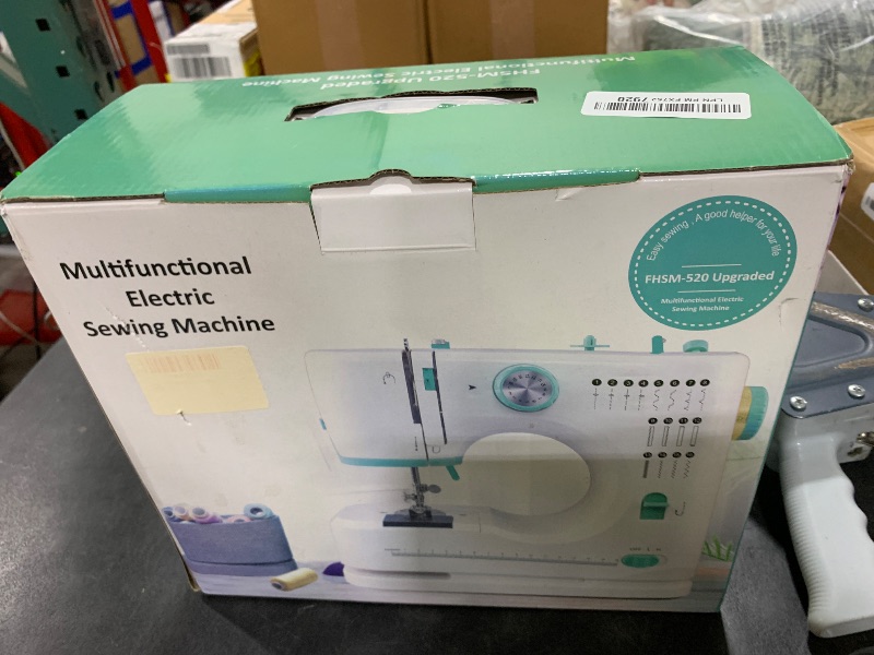 Photo 1 of StitchMaster Pro:Ballet on twin needles.Sewing machine,sewing machine for beginners,Double needle and double thread,16 kinds of stitches.Sewing machine for Household,sewing machine for adults.white