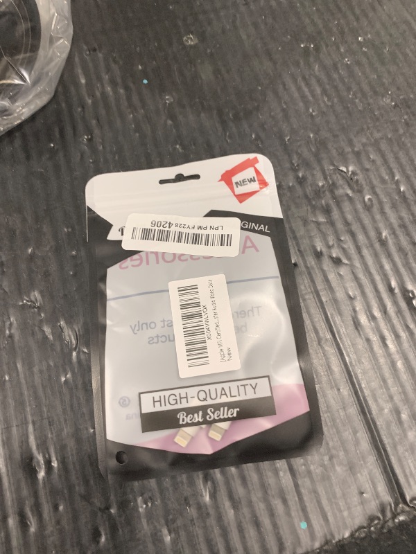 Photo 1 of [Apple MFi Certified] Lightning Charging Extender Adapter,2 Pack iPhone Charger Extension Male to Female Dock Extender Compatible with iPhone 14 13 12 11 X XS XR 8 7 6 5 Transfer Audio Video Data