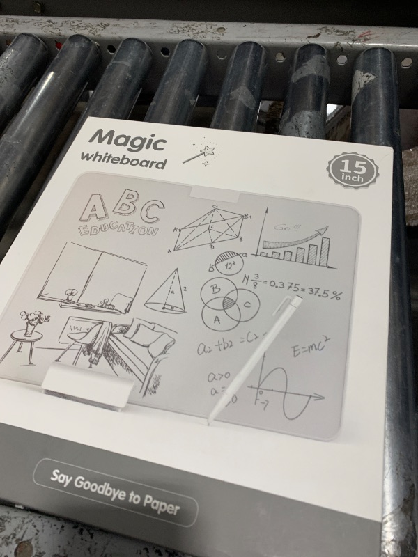 Photo 1 of **USED** 12“×9“Portable Dry Eraser Board – Reusable Memo Board, Message Board, Doodle Pad with Eraser and Pen, Eco-Friendly and Durable for Home, School, Office