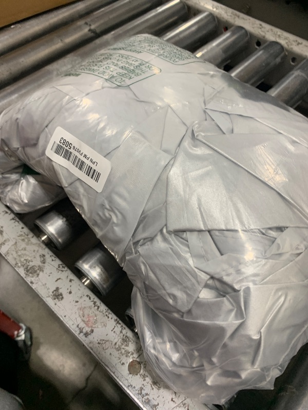 Photo 1 of 10×10 Canopy Replacement Top, Pop Up Canopy Replacement Tent Cover for Straight Leg Frame, Waterproof Canopy Top Cover for Garden Patio Camping (Top Only)(Silver White)