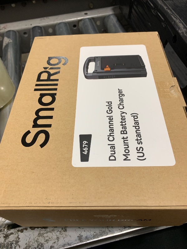 Photo 1 of SmallRig Gold Mount Battery Charger, Dual Channel, Fits for SmallRig Gold Mount Battery 4678, with Indicator Lights - 4679