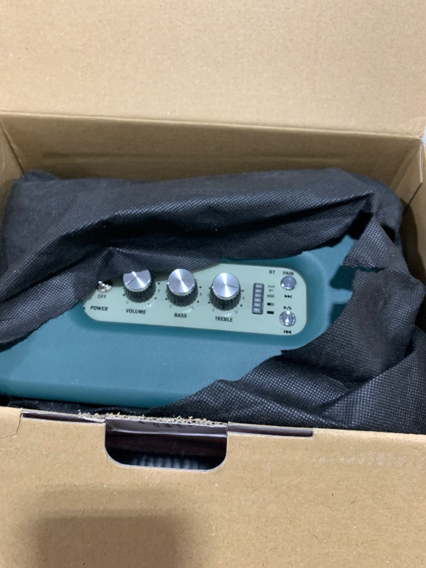 Photo 1 of KONEX Bluetooth Speaker, Vintage Bluetooth Speaker, Portable Bluetooth Speaker, Equipped with Bluetooth 5.1, Home Bluetooth Speaker, 20H Long Playtime, Ideal for Kitchen, Bedroom, Office