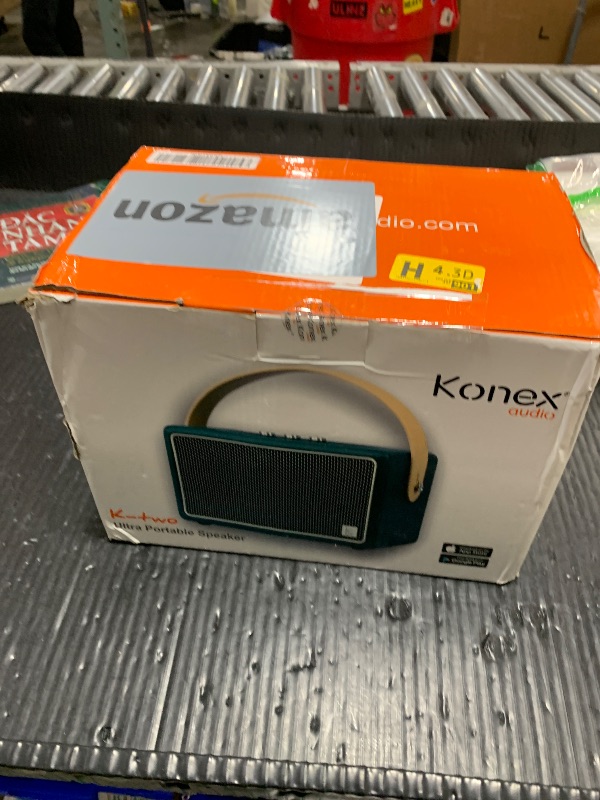 Photo 1 of KONEX Bluetooth Speaker, Vintage Bluetooth Speaker, Portable Bluetooth Speaker, Equipped with Bluetooth 5.1, Home Bluetooth Speaker, 20H Long Playtime, Ideal for Kitchen, Bedroom, Office