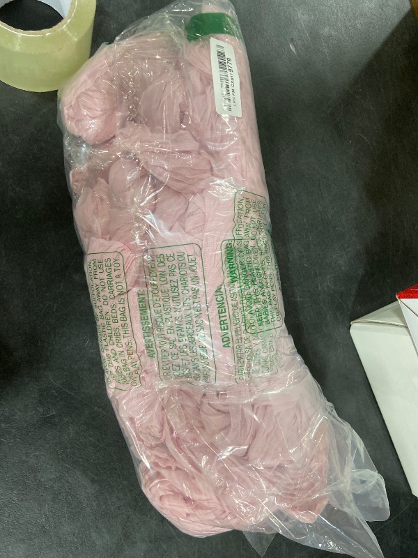 Photo 1 of 10 Pack Pink Table Runner 21x120 Inch Light Pink Cheesecloth Table Runner 10FT Boho Gauze Table Runners Long Cheese Cloth Table Runner Semi Sheer Runners for Wedding Bridal Baby Shower Party