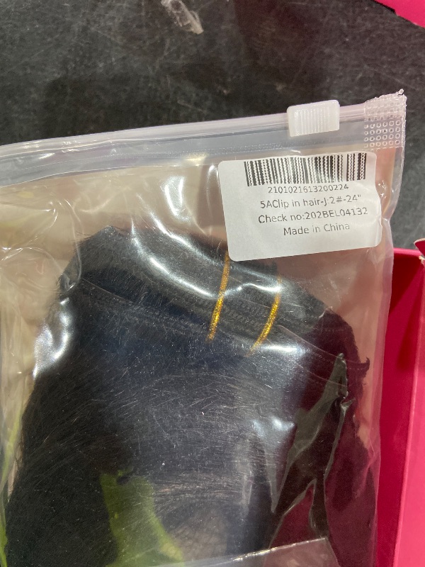 Photo 1 of GOO GOO Clip in Hair Extensions Real Human Hair, Remy Human Hair Extensions Clip ins for Women, Natural Human Hair, 24inch 150g 9Pcs, #2 Dark Brown