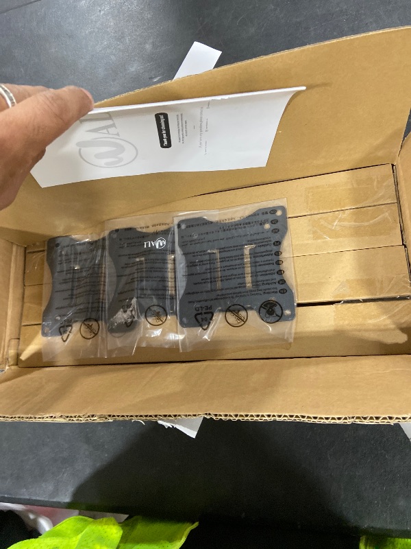 Photo 1 of WALI Triple Monitor Wall Mount for 17 to 32 Inch, Computer Monitor Arm for 3 Screens, Swivel Tilt Wall Mount with Mounting Holes 75x75/100x100mm, Per Arm Holds Up to 15.4lbs (013ARM), Black