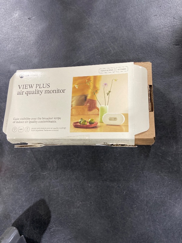 Photo 1 of Airthings 2960 View Plus - Battery Powered Radon & Air Quality Monitor (PM, CO2, VOC, Humidity, Temp, Pressure)