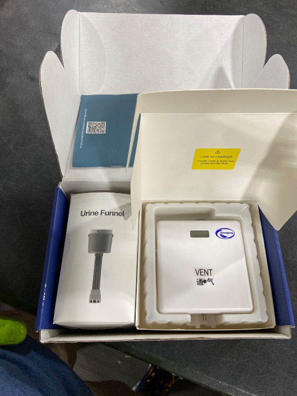 Photo 1 of Electric Male Urine Collector Portable Wearable Urinal Device with Silicone Cup USB Rechargeable Pump for Elderly and Outdoor Use