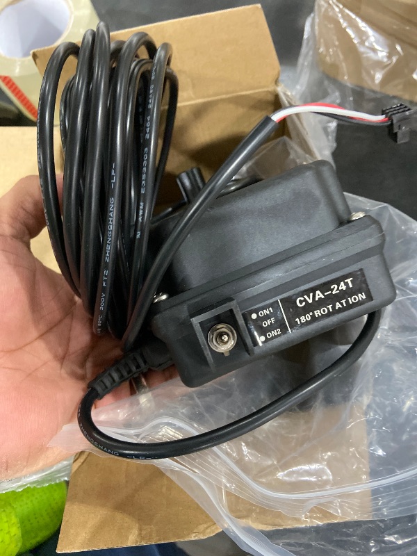 Photo 1 of CVA-24T Valve Actuator 3-Port CVA-24T Valve Actuator Compatible with All 24VAC Control Systems, Replacement for Pentair 263045 Valve Actuator, 24 Volt AC, 180 Degree Rotation, 3-Wire, 25-Feet