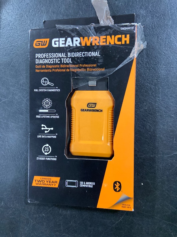 Photo 1 of GEARWRENCH Professional Bi-Directional Diagnostic Scan Tool | GWSMARTBT
