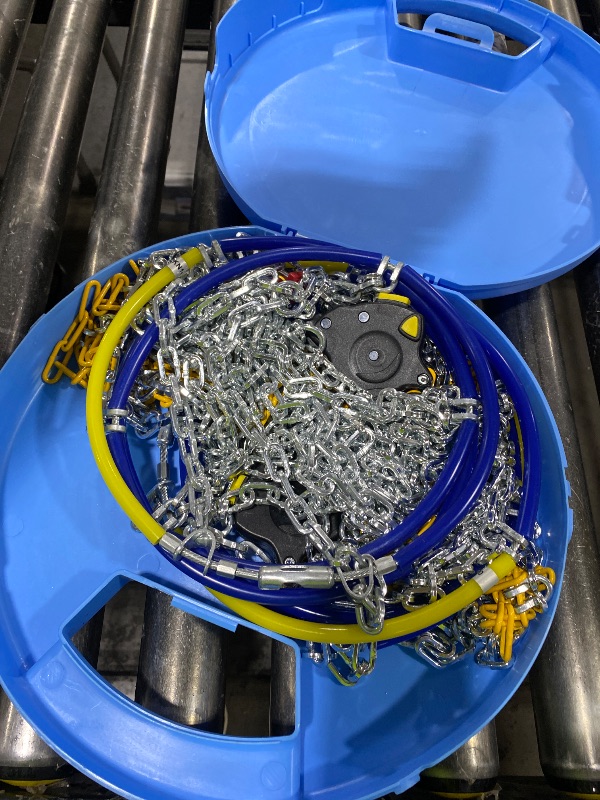 Photo 1 of Snow Chains for Tesla Model Y, Auto-locking Cable Traction Tire Chain, Tesla Accessories 2023 2024, Set of 2