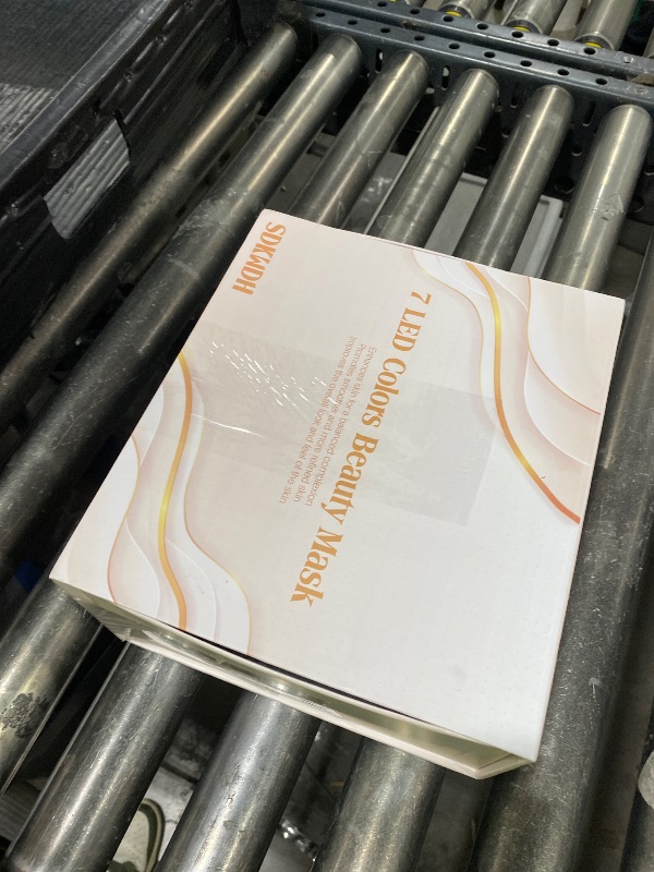 Photo 1 of SDKWDH Red Light Therapy for Face, Led Face Mask Light Therapy, Anti-Aging Infrared Therapy for Wrinkles, Fine Lines, 7-1 Colors LED Facial Skin Care Mask, Gold