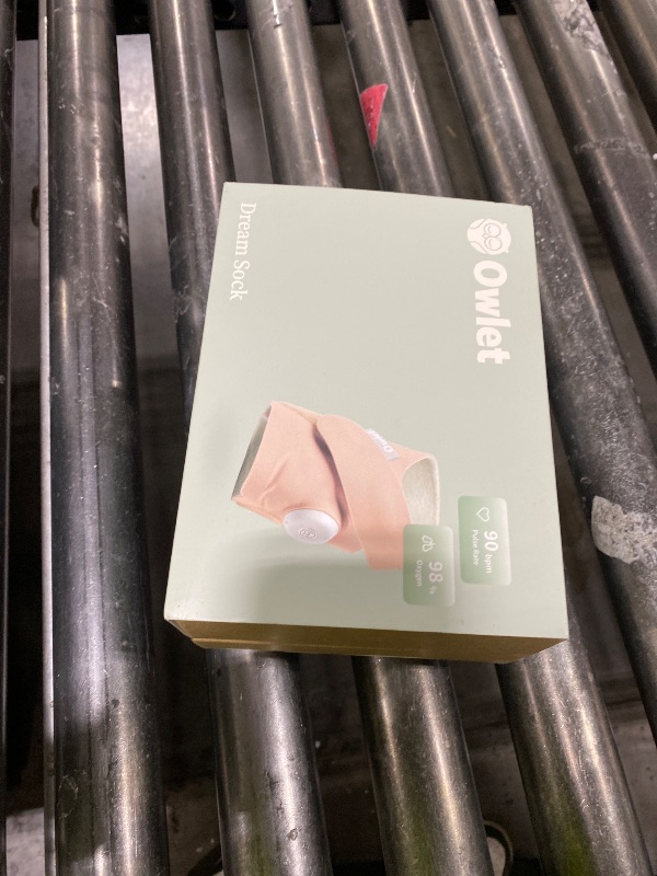 Photo 1 of Owlet Dream Sock® - FDA-Cleared Smart Baby Monitor - Track Live Pulse (Heart) Rate, Oxygen in Infants - Receive Notifications - Dusty rose