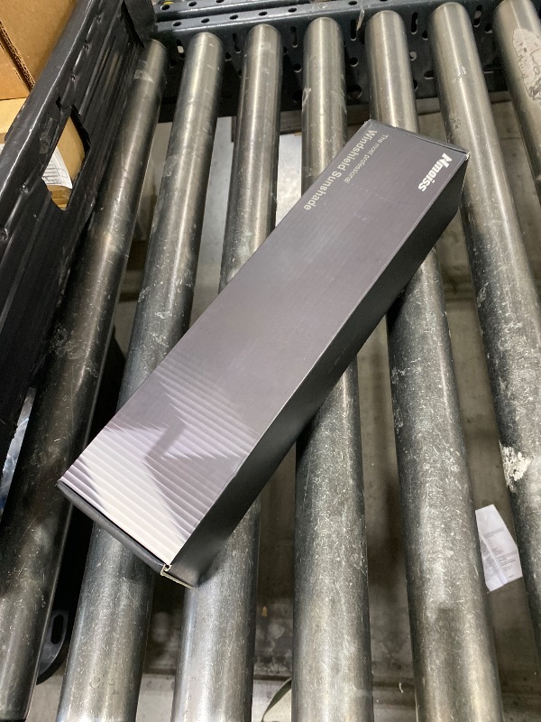 Photo 1 of [Upgraded] Nmoiss Windshield Sun Shade Umbrella - [Vinyl Coating Heat Shield] Protect Car from Sun Rays & Heat Damage Keep Cool and Protect Interior, Spring Structure Edge Medium 56" L x 31" W