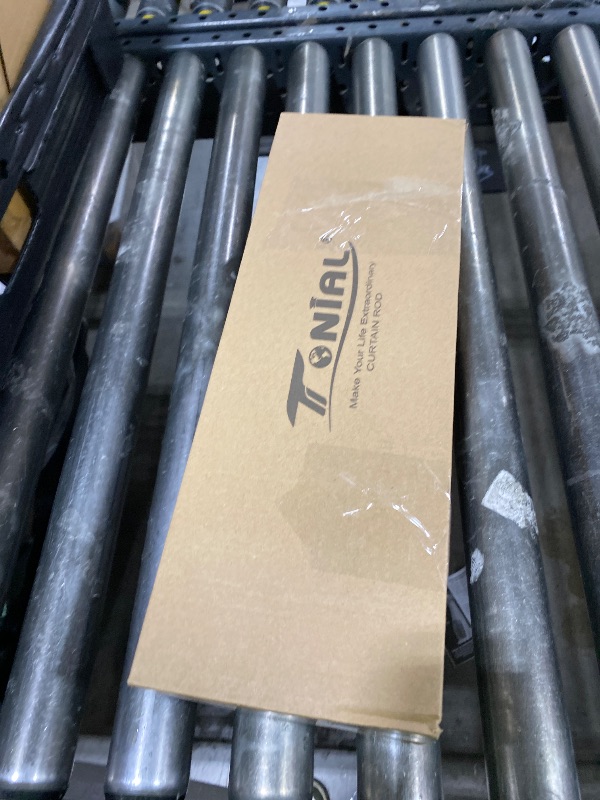 Photo 1 of TONIAL Corner Curtain Rods, 32-86 Inch Center Rod for window, 20-82 Inch Side Rod for windows 3/4 Inch Decorative Drapery Rods with Small Cap Finial, Gold