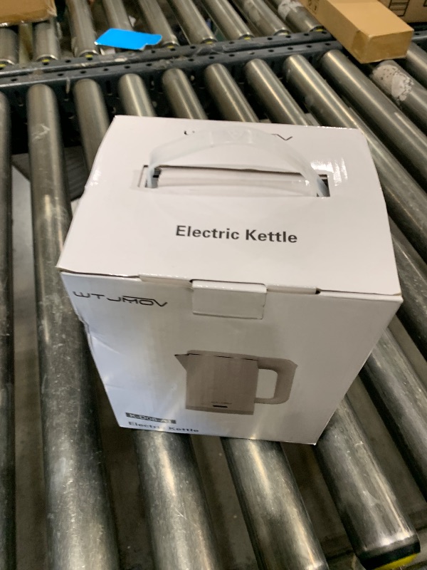 Photo 1 of 0.8L Electric Kettle Stainless Steel, 800 Watts Small Electric Kettle 27 Ounce Fast Boil Auto Shut-off, Portable Water Boiler for Small Kitchen, Business Trip and More