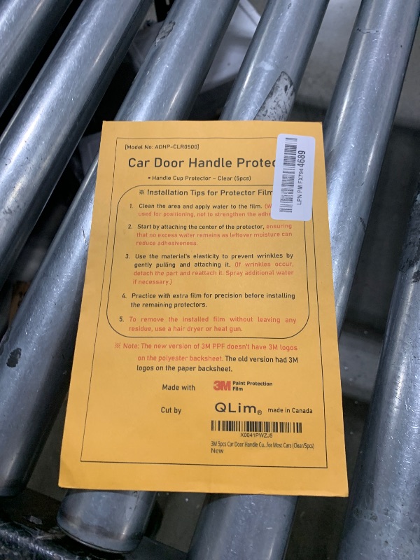 Photo 1 of [3M]-5pcs Customized Car Door Handle Cup Protector Made with 3M Paint Protection Film, Sticker/Guard, Clear(Transparent), Anti Scratch, Universal Fit for Most Cars (Clear/5pcs)