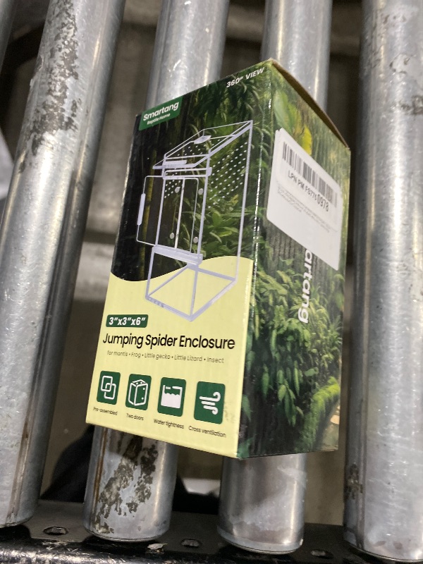 Photo 1 of ?Pre-Assembled? Jumping Spider Enclosure(3"×3"×6") Front Above Opening Praying Mantis Habitat, Jumping Spider Habitat, Arboreal Tarantula Enclosure, Insect Terrarium,Acrylic Terrarium