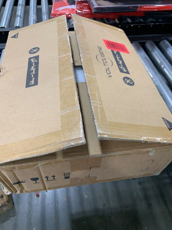 Photo 1 of VoltCuisine 1800W Single Induction Cooktop, Stainless Steel Portable Electric Stove — Available in A/B Panel Styles (silver)