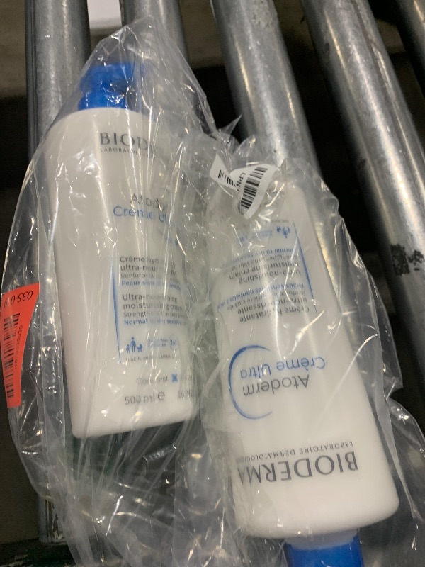 Photo 1 of Bioderma Atoderm Ultra Cream Duo Pack, Hydrating Body Moisturizer for Normal to Dry Sensitive Skin 2x16.9 Fl Oz