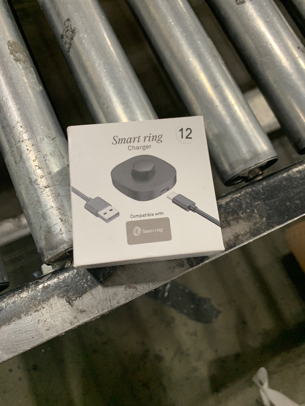 Photo 1 of Compatible with O-ra Ring Gen3 Charger Size 12, Fast and Safe Charging with USB-C Cable (Black) - Essential for Smart Ring Users