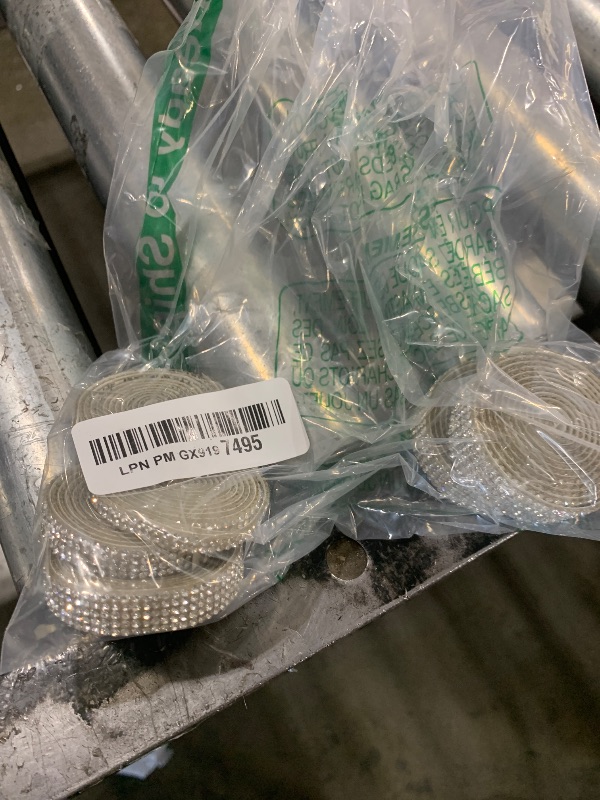 Photo 1 of 10 Rolls Rhinestone Ribbon Self Adhesive,10 Yard Silver Rhinestone Strips Self Adhesive, Bling Crystal Diamond Ribbon Roll Rhinestones Tape Sticker Wrap Glittering for Decoration Car DIY Arts Craft