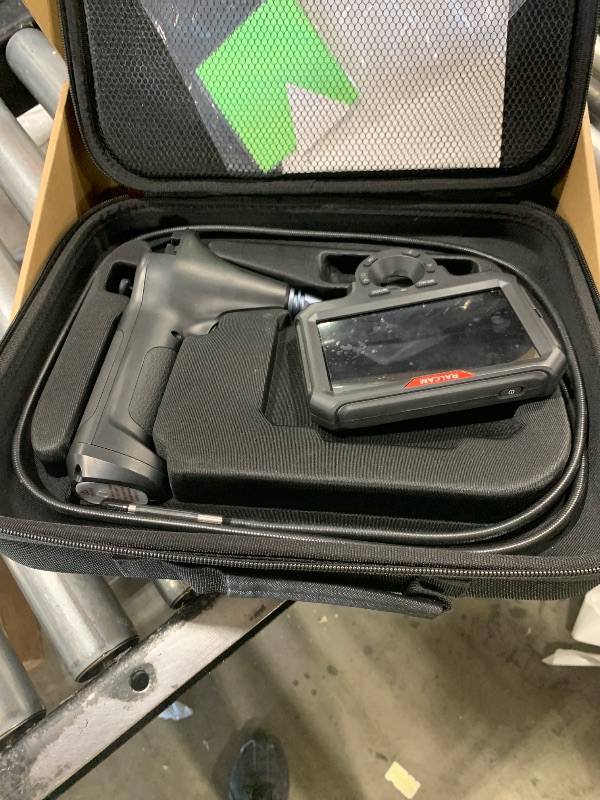 Photo 1 of 4-Way 360° Articulating Borescope, Ralcam Joystick 5" Endoscope Camera with Light, 6.2mm/0.24in Slim Snake Inspection Camera with 5.0ft Semi-Rigid Cable for Engine, Pipe, HVAC Inspection