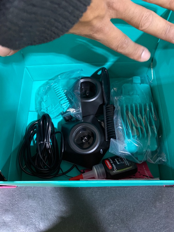 Photo 1 of SUPRENT Fangs Professional Barber Clippers - High-Performance 13,000 RPM Vector Motor Hair Clipper Barber Trimmer Set, Professional Haircutting Kit with AI Speed Control, Patented U-Teeth Blade (PINK)