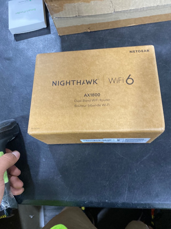 Photo 1 of NETGEAR 4-Stream WiFi 6 Router (R6700AX) – Router Only, AX1800 Wireless Speed (Up to 1.8 Gbps), Covers up to 1,500 sq. ft., 20 Devices – Free Expert Help, Dual-Band