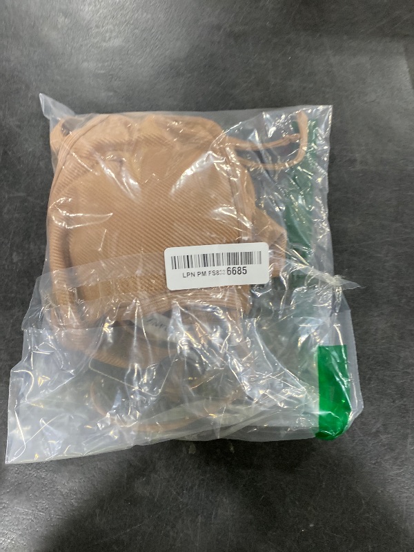 Photo 1 of ZAFUL Women's High Cut Bikini Sets Ribbed V-Wire Cami Bikini Two Piece Swimsuit (3-Light Brown, M)