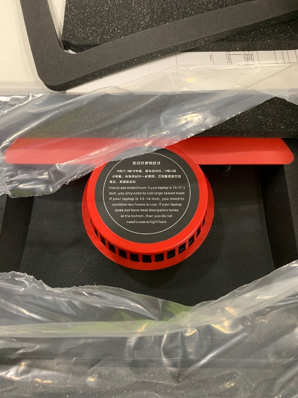 Photo 1 of IETS GT500 Powerful Turbo-Fan (5000 RPM) RGB Laptop Cooling Pad with Infinitely Variable Speed,Seal Foam for Rapid Cooling Gaming Laptop,Dust Filter for Protect Laptop,13-17.3inch Laptop Cooler