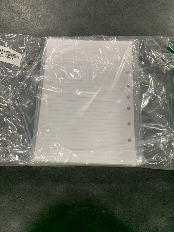 Photo 1 of (2-Pack) Mini Binder Lined Paper for 3 or 7 Ring Binders - 200 Sheets/400 Pages Paper Refills, 100gsm, 5.8" x 8.5"