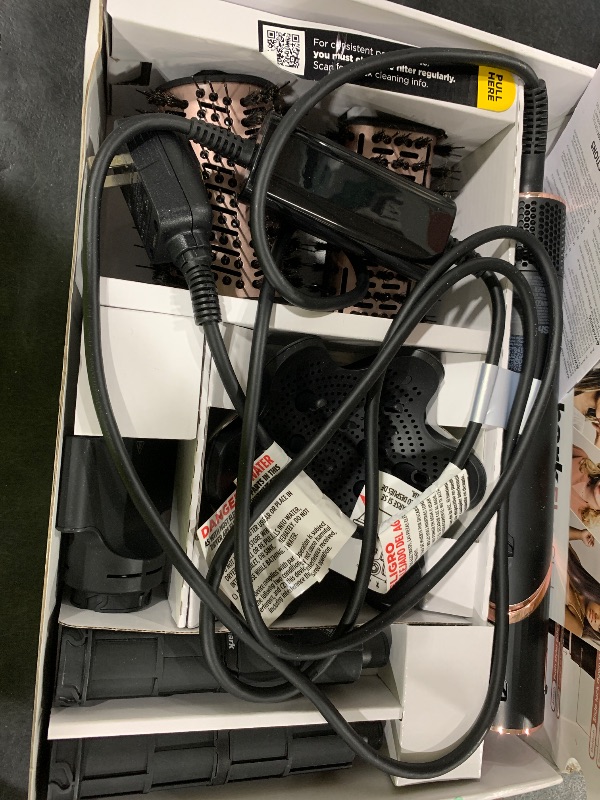 Photo 1 of Shark Hair Dryer | FlexStyle Hair Styling System | Portable & Powerful Blow Dryer Brush | Hair Curler & Volumizer | 6 Styling Tools Included | Best for All Hair Types | Black | HD440BK