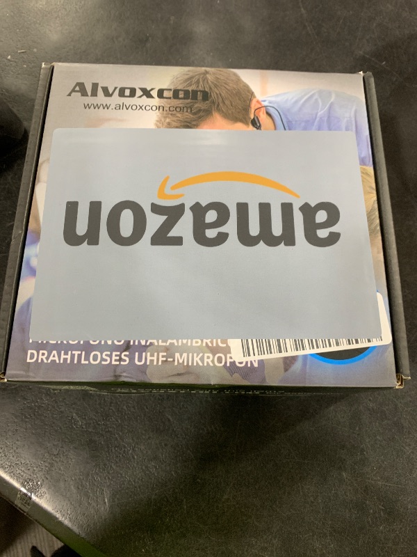 Photo 1 of Alvoxcon UHF Dual Channel Wireless Lavalier Microphone System with Volume Control for iPhone, DSLR, PA Speaker, YouTube, Podcast, Video Recording, Conference, Vlogging, Church, Interview, Teaching