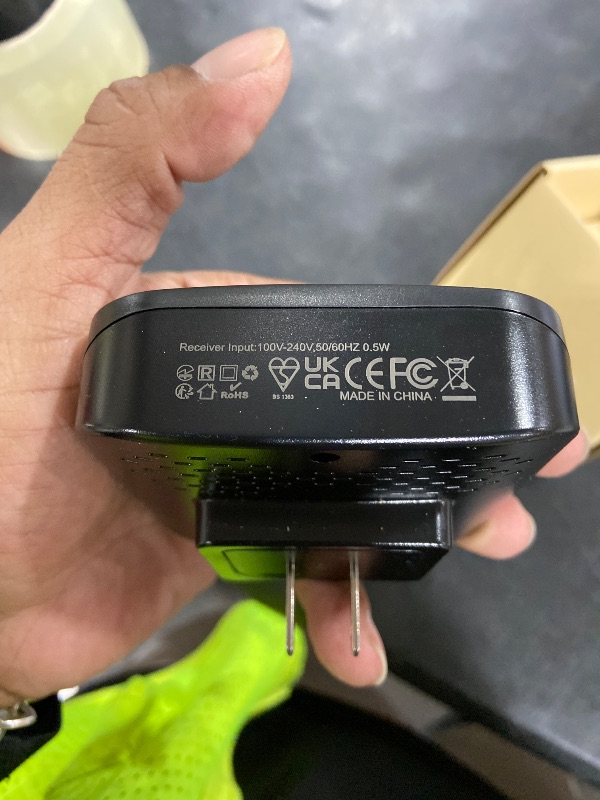 Photo 1 of WIFI Wireless Doorbell Chime Compatible with Ring, Nest, Blink Video Doorbells, Smart Indoor Doorbell Receiver with 5 Adjustable Volume, LED Flash Alert, 58 Melodies for Home Security (1 Pack)