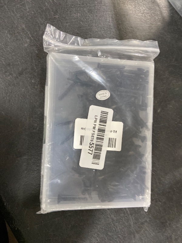 Photo 1 of #10 x 1-1/4" (100 Pack) Flat Head Sheet Metal Screws Phillips Drive Fast Self-Tapping Screw Wood Screws, High-Strength 410 Stainless Steel, Black Oxide