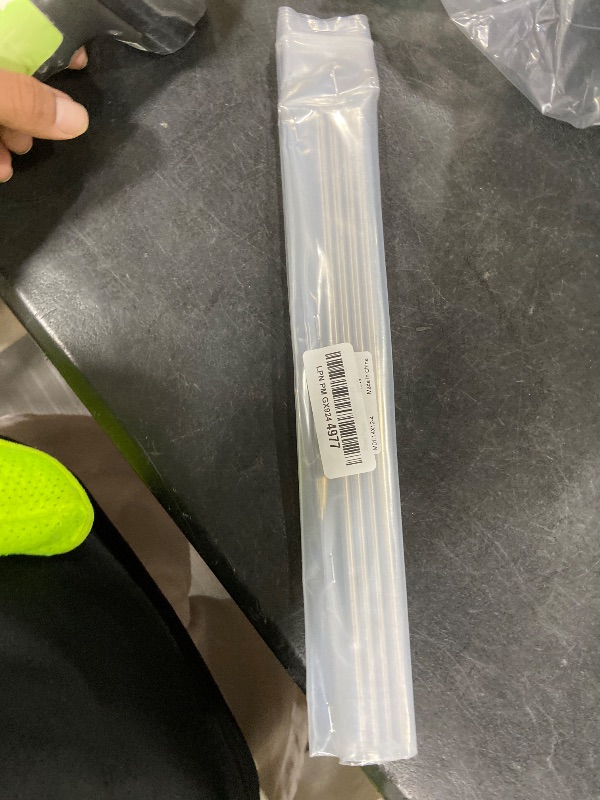 Photo 1 of 1/4 Inch (6.3mm) OD Round Metal Pipe, 304 Stainless Steel Tubing, 12" Length Weldable Industrial Straight Tube, 4 PCS
