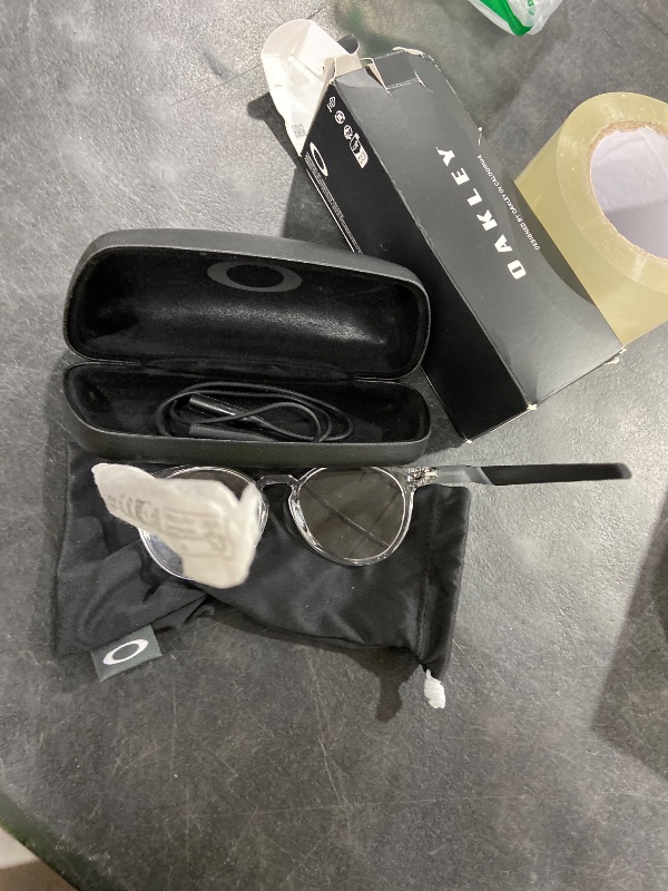 Photo 1 of Oakley OX8184 Eyeglasses Bundle: OX 8184 EXCHANGE R 818403 Polished Clear/Demo Lens and Universal Anti-slip Silicone Leash