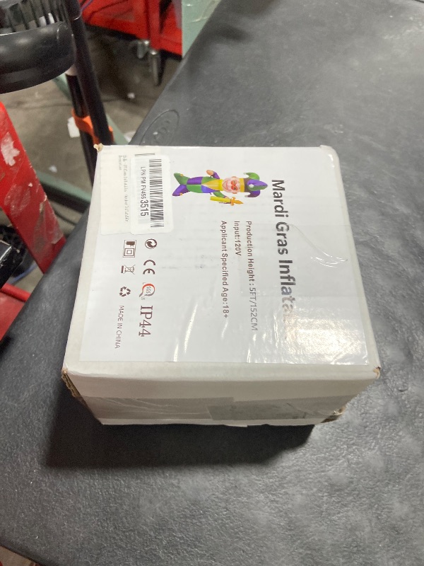 Photo 1 of [2026 New] 5FT Huge Clown Inflatable, Mardi Gras Inflatable Decoration Decorations, Build-in LED Lights,Mardi Gras Blow up Outdoor Yard Decorations for Party, Indoor Home Celebration Garden Lawn