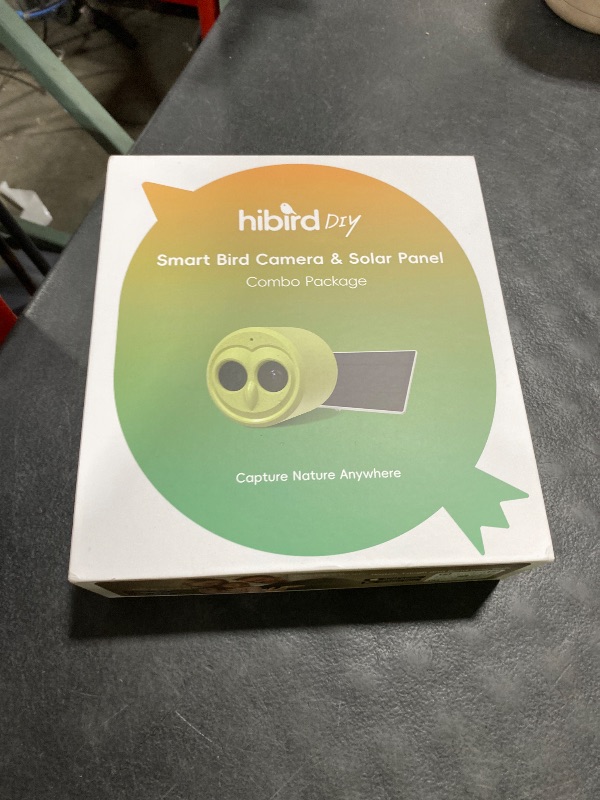 Photo 1 of Hibird 4K HD Smart Bird Feeder Camera Solar Powered, 2.4G/5G Dual WiFi Wireless Outdoor, 6X Slow Motion Auto Bird Video Capture, Instant Notifications, AI Identify 10000+ Species for Everyone