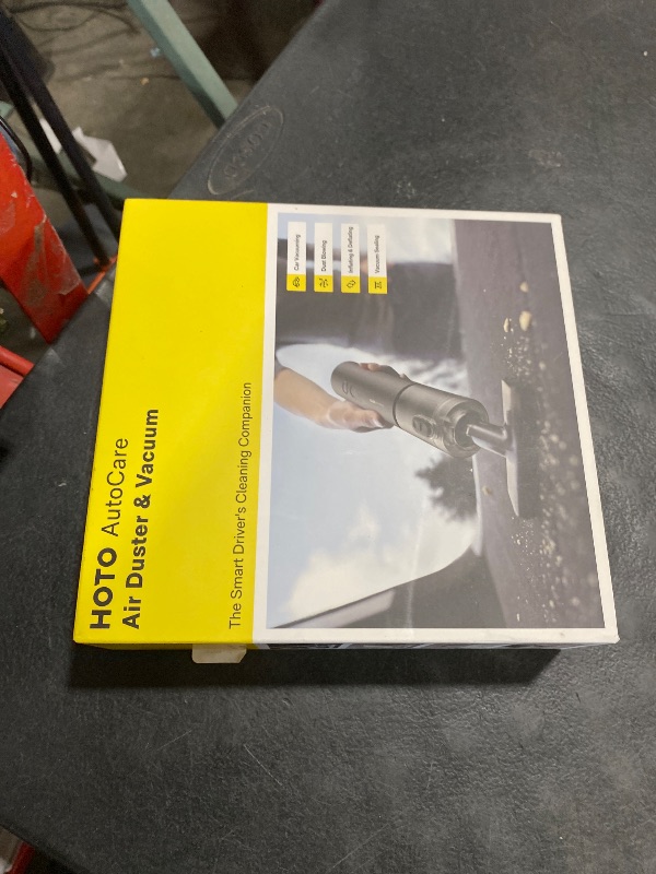 Photo 1 of HOTO Handheld Car Vacuum Cleaner Cordless, 4-in-1 Portable Mini Vacuum with 20000Pa Strong Suction, Electric Compressed Air Duster Blower for Car, Desk, Computer, Keyboard, Home, Office Cleaning