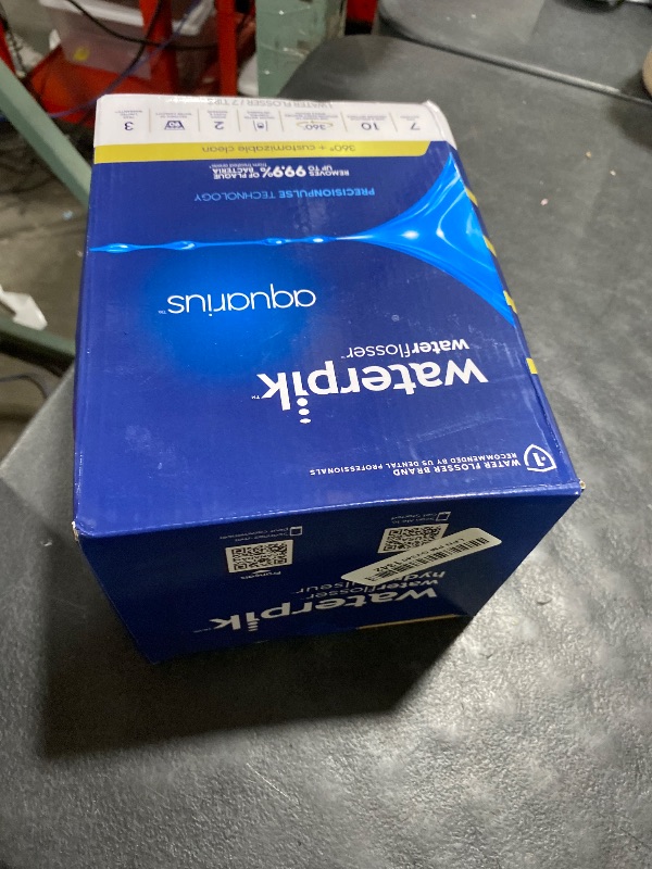 Photo 1 of **USED, DIRTY** Waterpik Aquarius Water Flosser For Teeth Cleaning, Gums, Braces, Dental Care, Electric Power With 10 Settings, 7 Tips For Multiple Users And Needs, ADA Accepted, White WP-660, Packaging May Vary