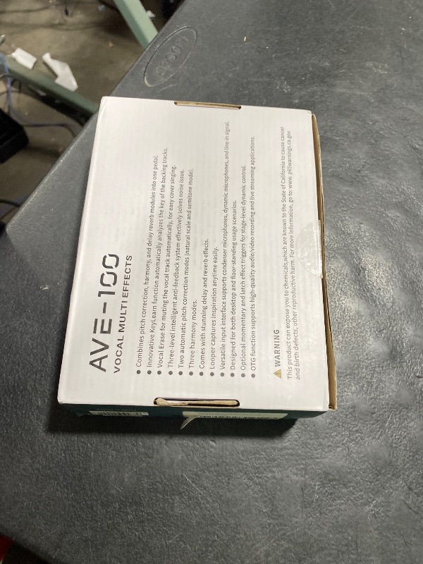 Photo 1 of AVE-100 Vocal Effects Processor with Auto Pitch Correction/Harmony/Echo/Reverb, Smart Anti-Feedback & VocalErase OTG Recording Vocal Processor for Live Singing Streaming Home Studio