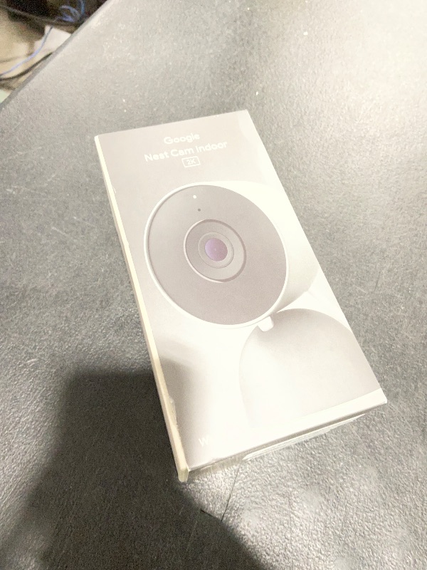 Photo 1 of Google Nest Cam Indoor (Wired, 3rd Gen) - Security Camera with 2K Video and Gemini, Night Vision, 2-Way Audio, Works with Google Home - 2025 Model - Hazel