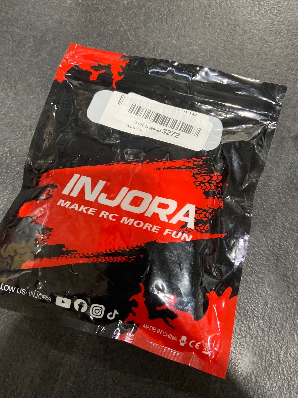 Photo 1 of INJORA Coreless High Torque Micro Servo with Mount and Servo Horn for TRX4M TRX4MT 1/18 RC Crawler Upgrade Parts(Black)