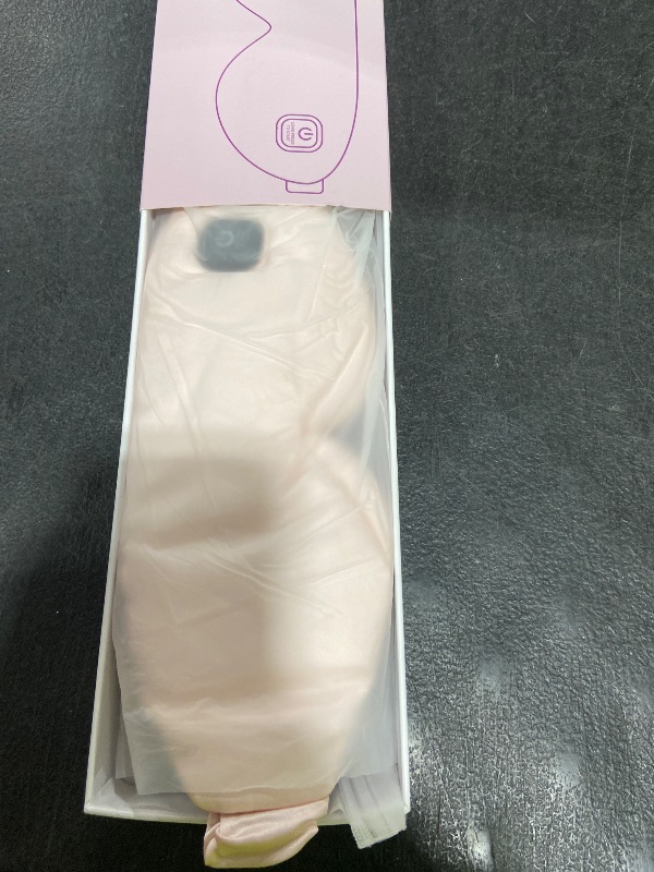 Photo 1 of 100% Silk Wireless Heated Eye Mask with Cooling - 3 Heat Settings, for Dry Eyes, Puffiness & Dark Circles - Adjustable, Washable, Travel-Friendly (Pink)