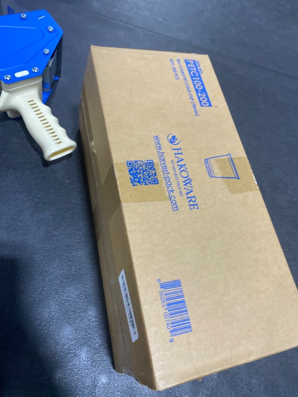 Photo 1 of [200 COUNT]HAKOWARE 8 oz Ultra Clear Disposable Plastic Cold Cups, Disposable Cup 8 oz for Wedding & Party, Plastic Cocktail Cups, Disposable Clear Cup for Iced Coffee & Cold Beverage