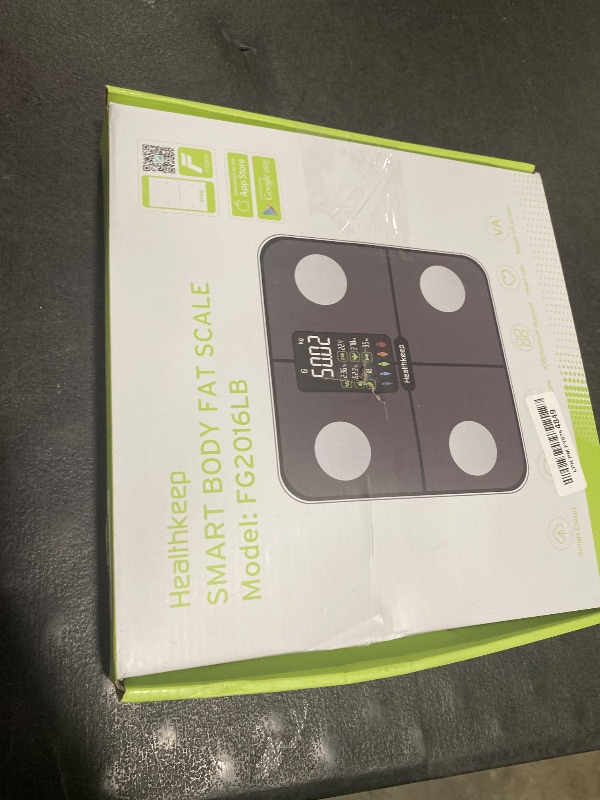 Photo 1 of Smart Scale for Body Weight – Large Backlit Display Ultra?Precise Bathroom Weight Scale with 15 Body Composition Metrics, App Sync Bluetooth & Multi?User Profiles, FSA&HSA Eligible