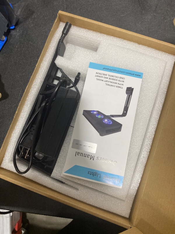 Photo 1 of Ahareef 60W Full Spectrum Reef LED Light for Coral – Dimmable Saltwater Aquarium Light for SPS & LPS with Sunrise, Sunset & Moonlight – Nano Reef Tank 20–36" Up to 60 Gallons