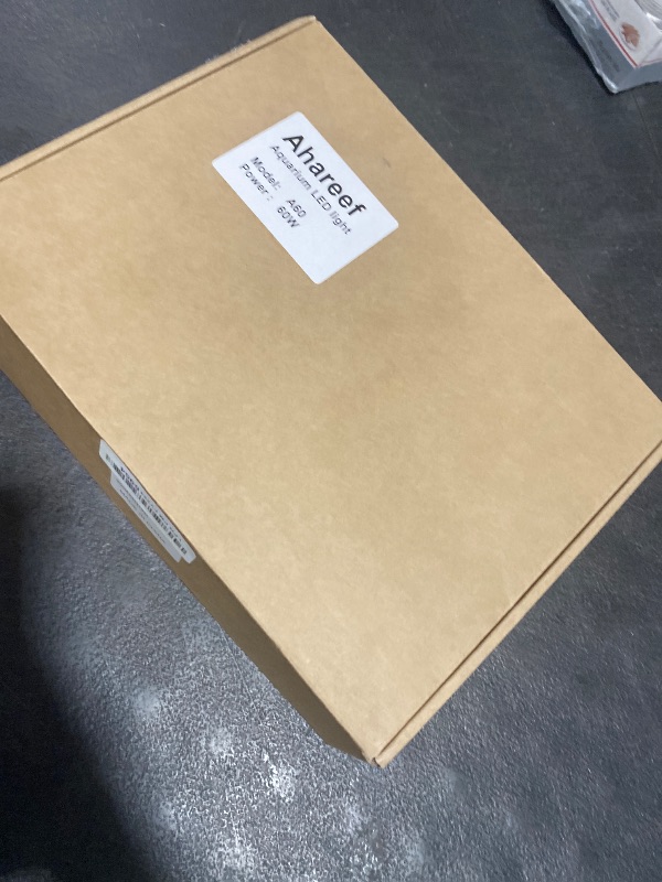 Photo 1 of Ahareef 60W Full Spectrum Reef LED Light for Coral – Dimmable Saltwater Aquarium Light for SPS & LPS with Sunrise, Sunset & Moonlight – Nano Reef Tank 20–36" Up to 60 Gallons